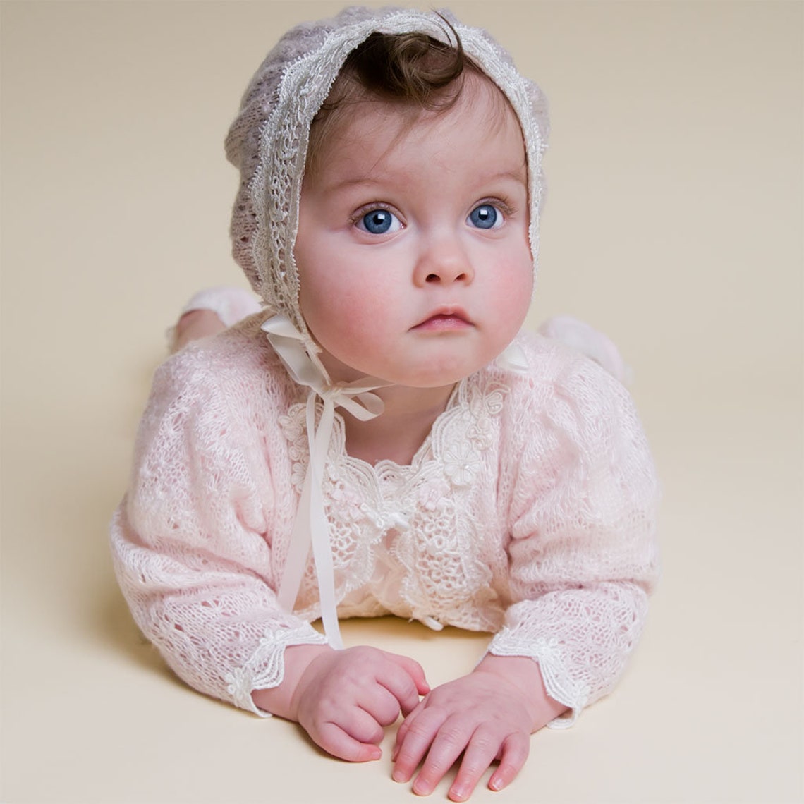 SALE Baby Girl Knit Sweater 'belle' Baby Girl Pink Etsy