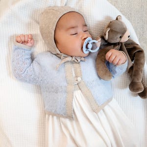 Sale | Austin Boys Layette Gown & Sweater Set - Size 0-3 Months | Baby Boy Layette | Baby Boy Gown | FINAL SALE