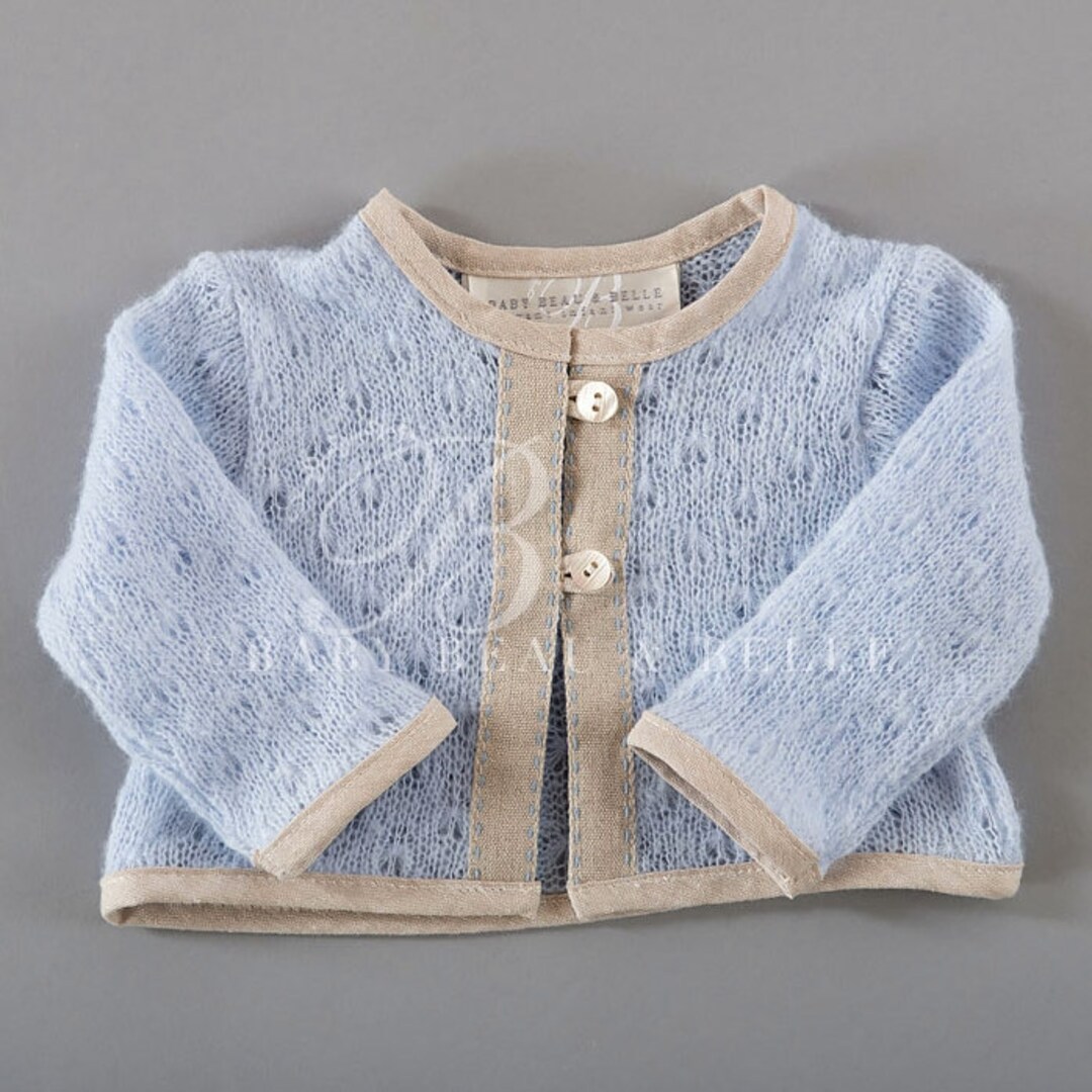 SALE Christening Sweater Baby Boy 'austin' Newborn Boy Sweater Baby