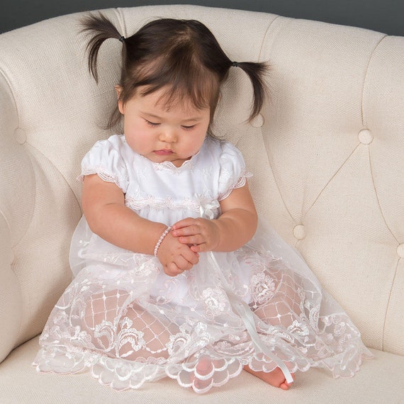 Smoking Le BebÃ¨ Abbigliamento Battesimo Tulle Vestiti Battesimo Bimba Les Jolies Cerimonia Les Etoiles