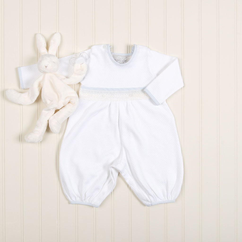 Imperfect Baby Boy Christening Jumpsuit 'harrison' Etsy