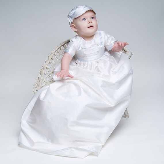 silk baptism gown