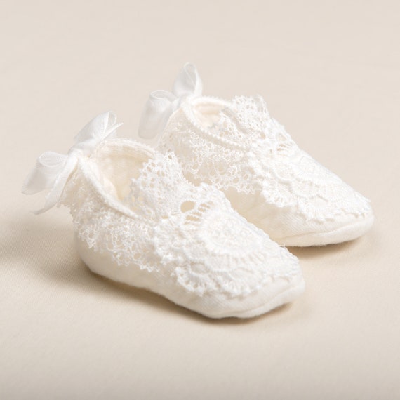 Lace booties baby cheap