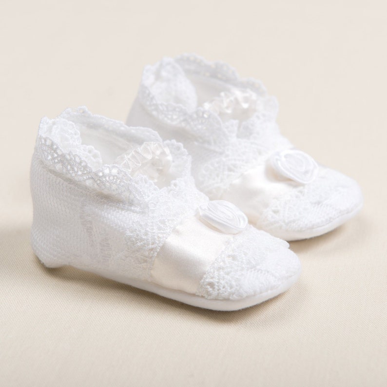 lace baby booties