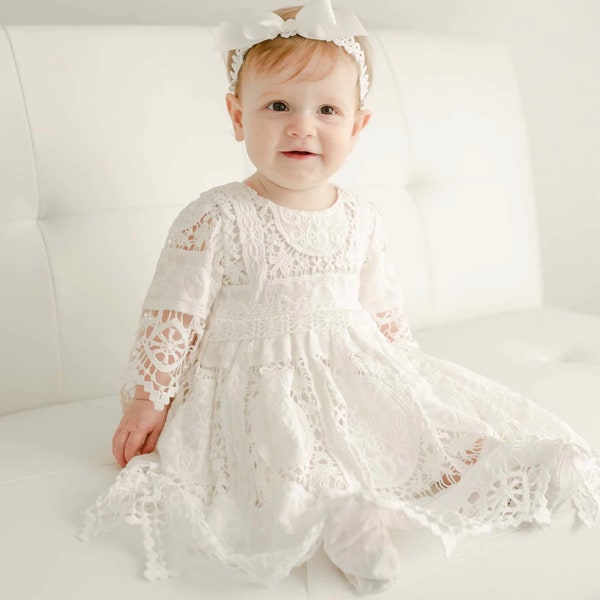 Baptism Dress for Baby Girl Etsy