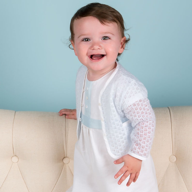 Christening Sweater Baby Boy 'henry' Newborn Boy Etsy