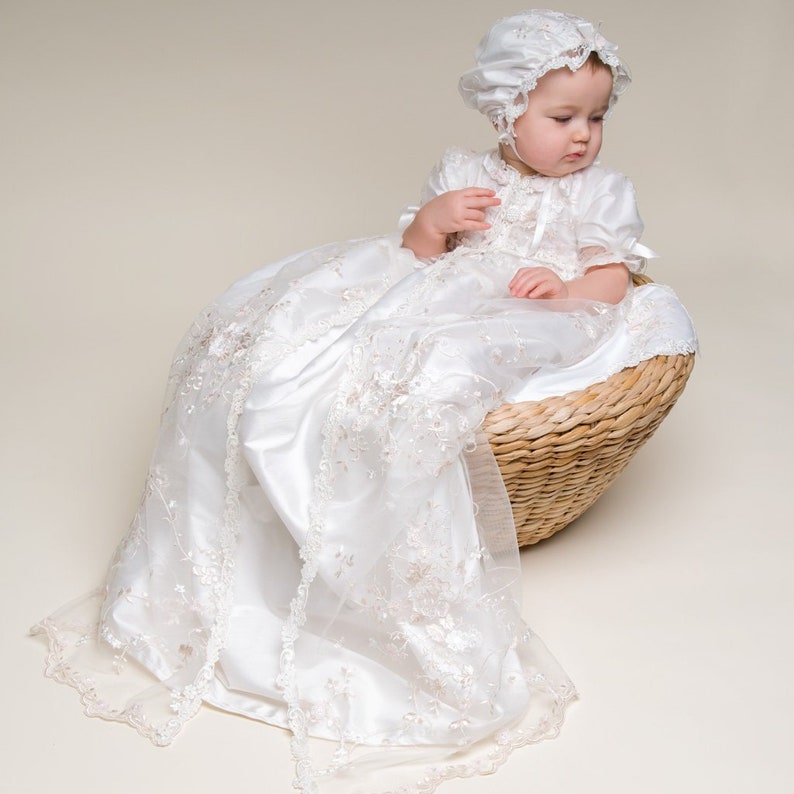 christening gowns etsy