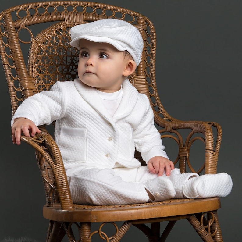 white christening outfit