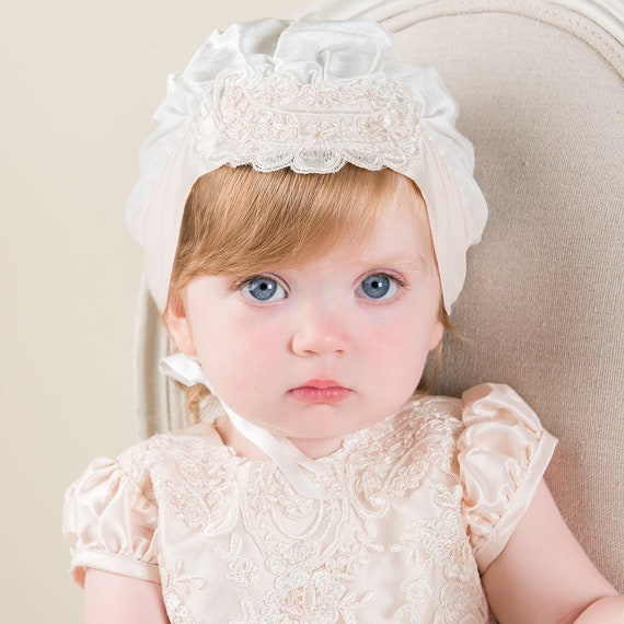 Baby silk bonnets cheap