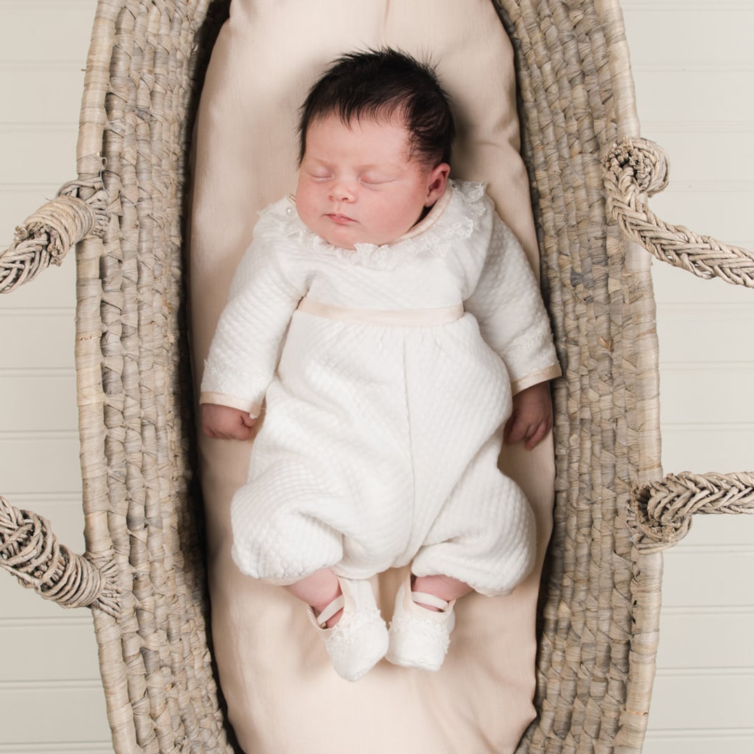 SALE Girls Ivory Romper & Set 'tessa' Baby Etsy