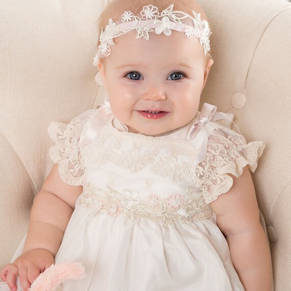 baby girl with headband