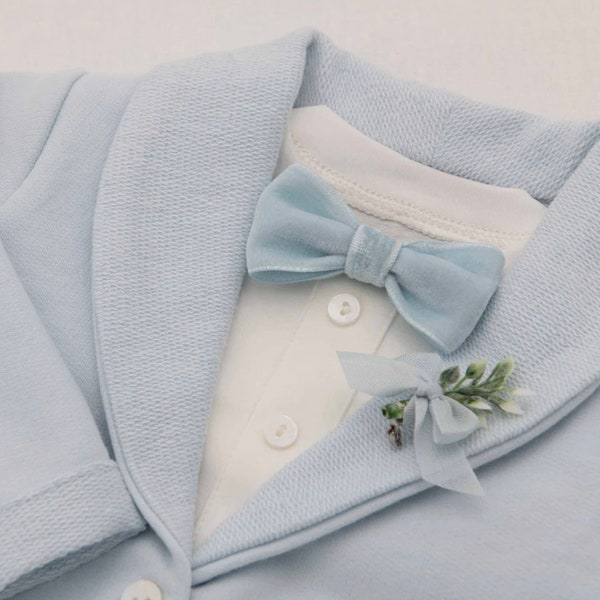 Blue Bow Tie Etsy