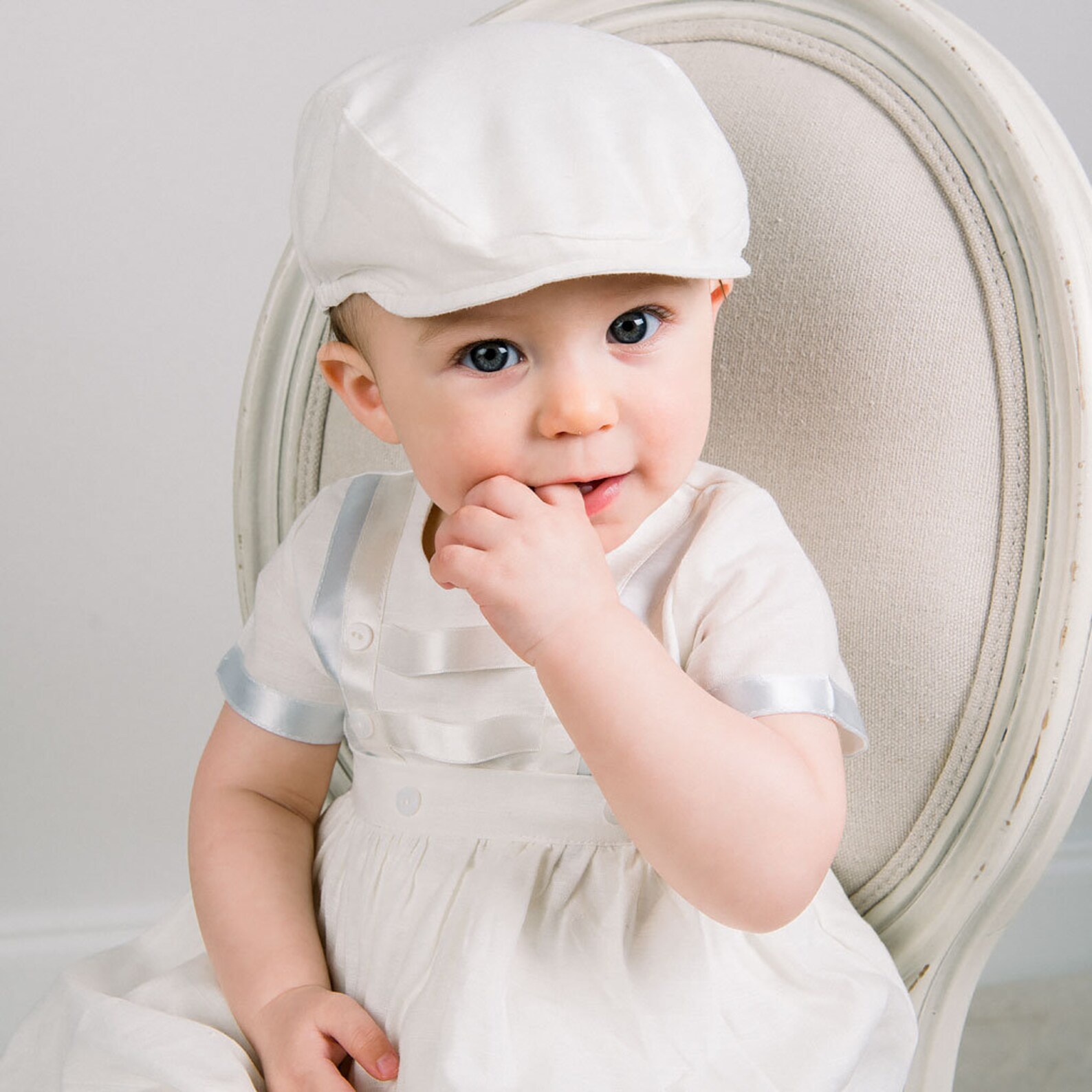 Baby Boy Linen Hats Ivory Linen Newsboy Cap 'owen' Etsy