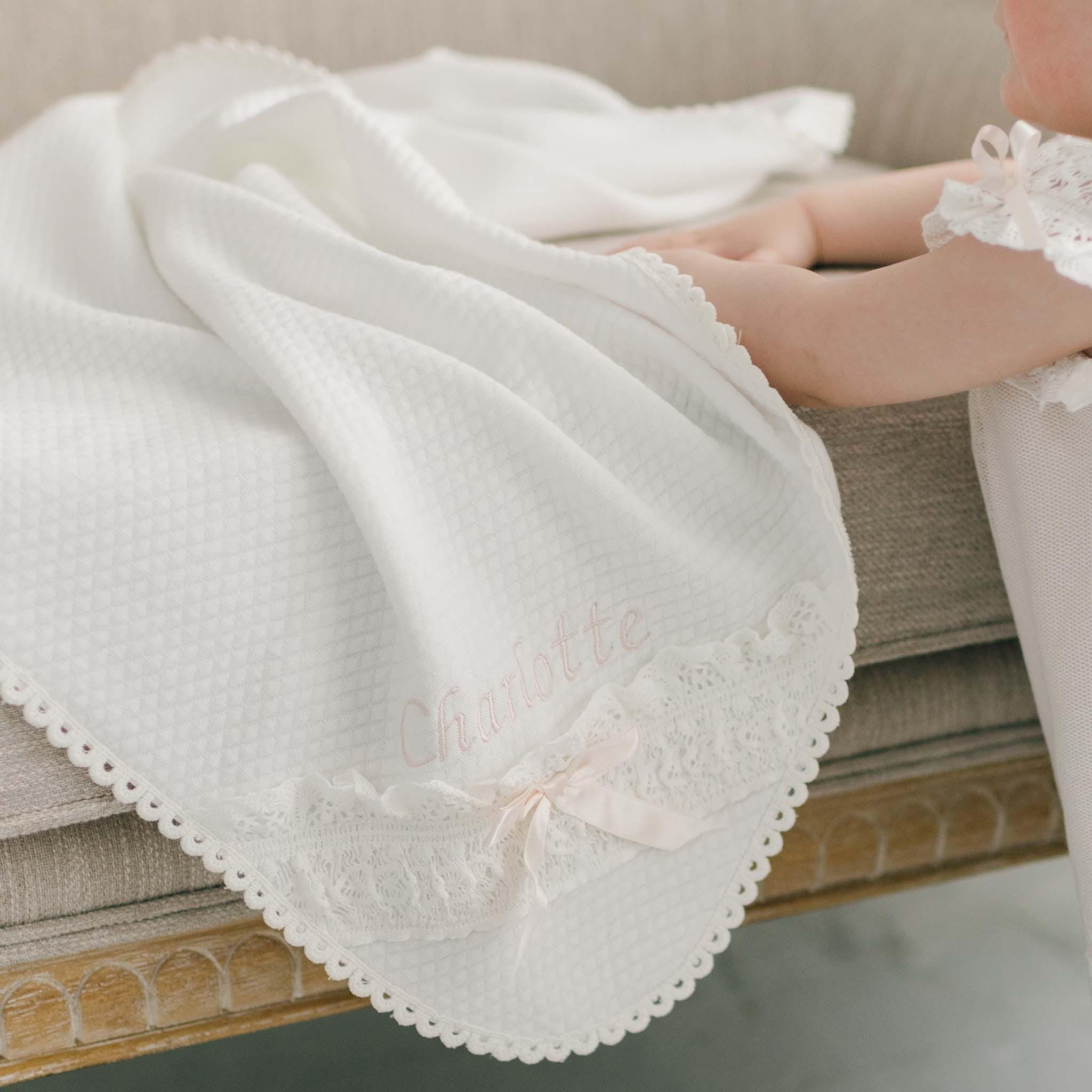 Christening blanket for baby girl new arrivals