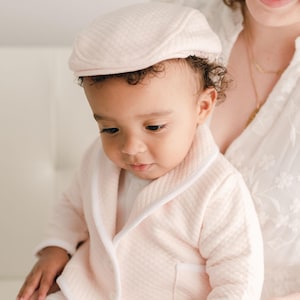 Sample Sale |  Baby Boys Suit &#39;Asher&#39; PINK | Boys Blessing Suit | Baby Outfit | Baby Boy Christening & Baptism Suit | FINAL SALE