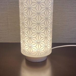 Modern Japanese Asanoha Lamp
