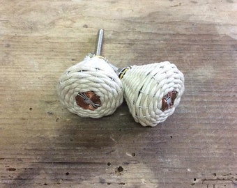 Jute & Wire Knob, Drawer Pull or Handle