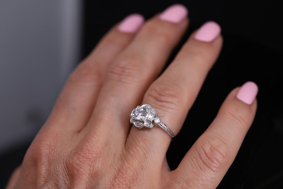 Two Tone Halo Diamond Engagement Ring *setting only| Products | Zermatt  Diamonds