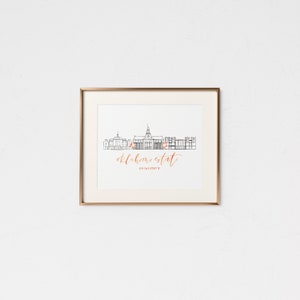 Oklahoma State Grad Gift • OSU Gift for Men • Oklahoma State University • College Graduation Gift • OSU Grad Decor • Go Pokes OSU Print