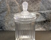 Three Face American Victorian Neoclassic Glass Jar Cigar Humidor - OTH10093
