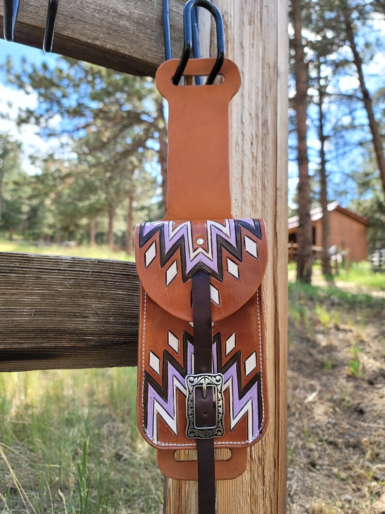 New! Cell Phone Back Cinch Holder