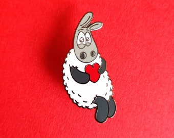 Love for ewe! | Cute sheep enamel pin | Pin badge | Cute pin | Lapel pin | Sheep gift | Love badge | Valentines gift | Gift for partner