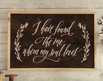 Home Decor | I have found the one | Unique laser cut designs | 3D | Wooden Art Work | Hand-lettered Design