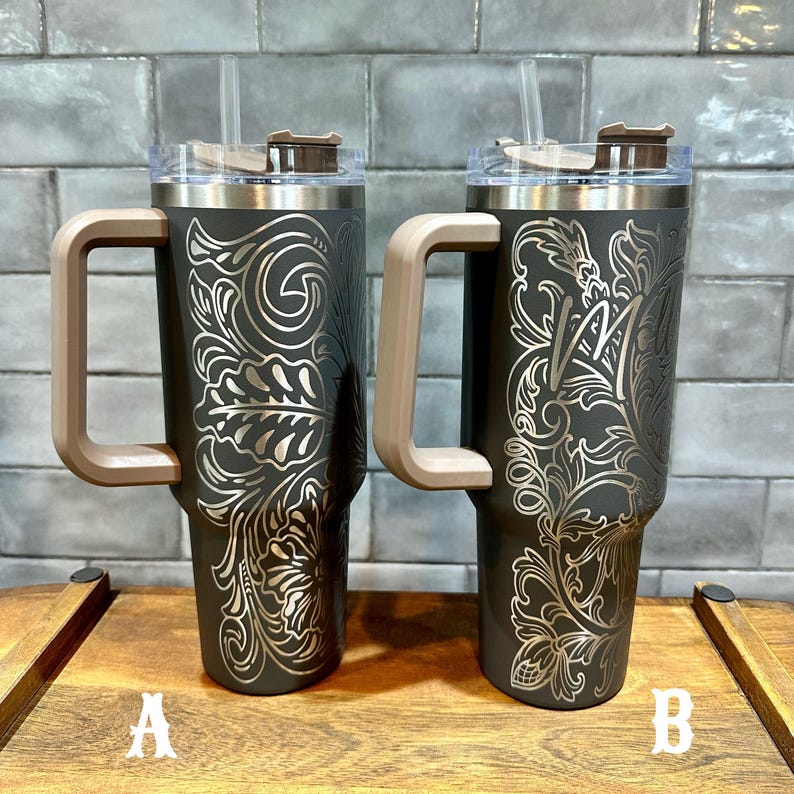 Bride Tumbler, Engraved Tumbler, 40oz with handle, western bride, bachelorette party gifts, bridesmaid cup, western wedding, cowgirl bridal image 8