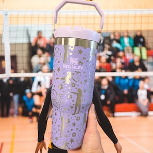 Volleyball Tumbler, Engraved Tumbler, volleyball player, senior night, personalized sports cup, custom engraved gift, volleyball team gift