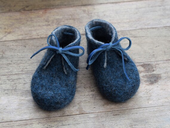 felt baby booties