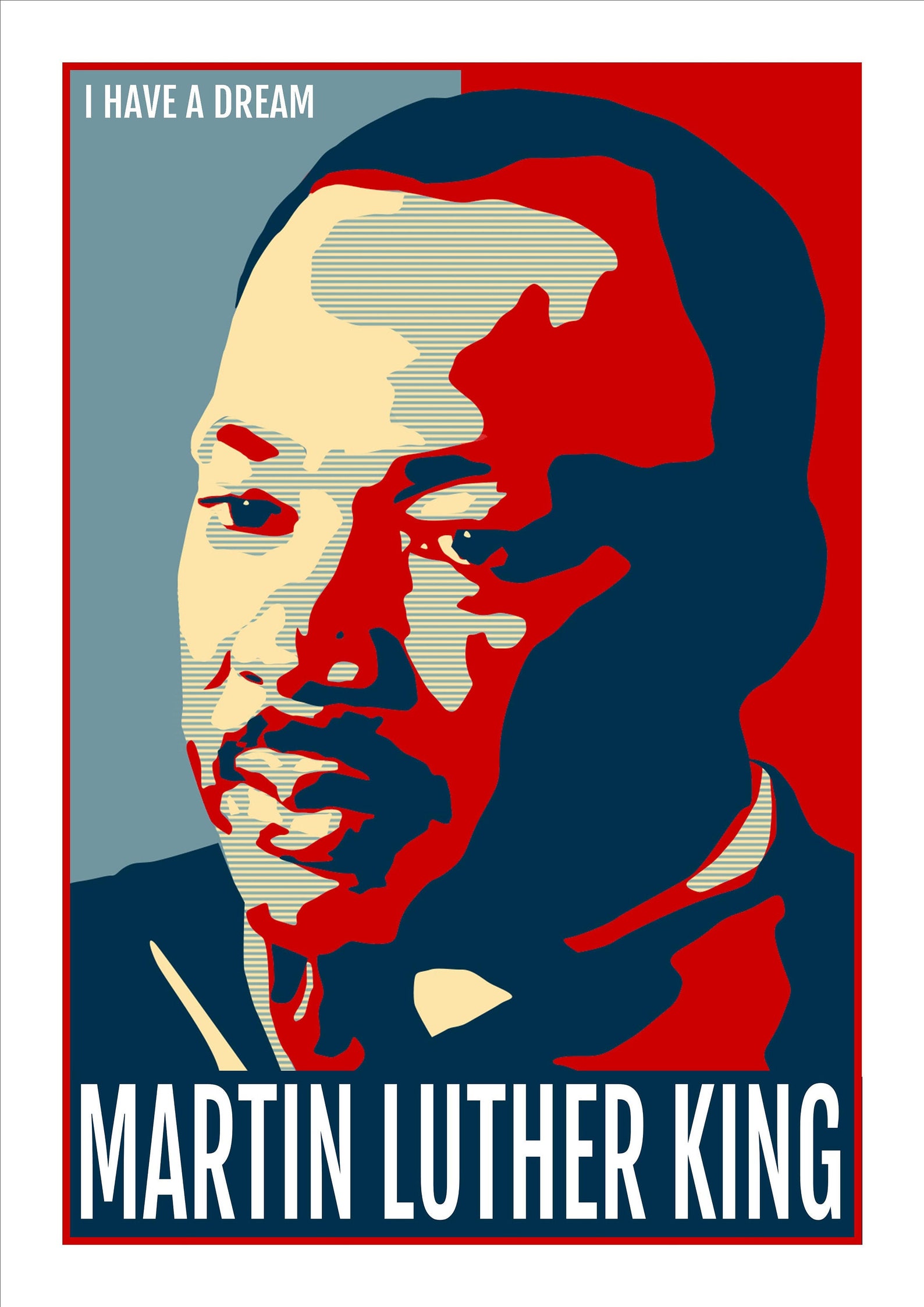 MARTIN LUTHER KING I Have a Dream A5 Greeting Card Etsy