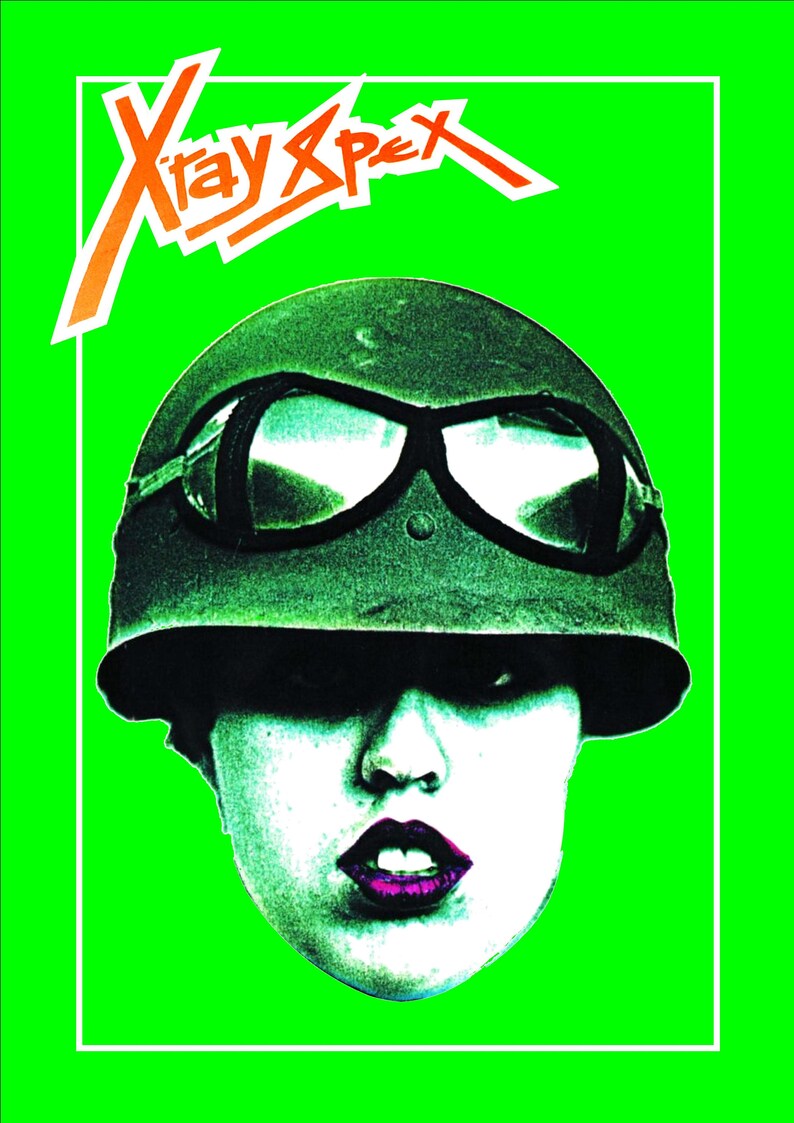 X RAY SPEX Poly STYRENE Dayglo A3 Art Poster | Etsy