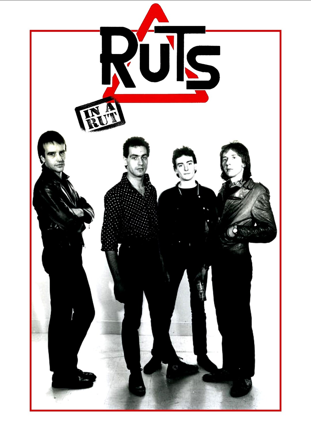 THE RUTS MALCOLM Owen Punk A4 Art Print on Card