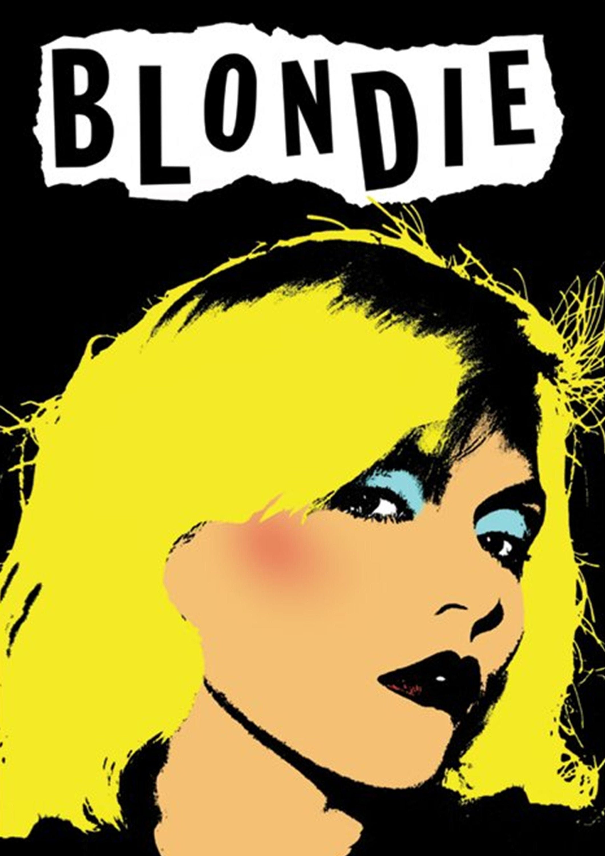 first 1977 UK tour and debut single & album Debbie Harry Blondie art ...