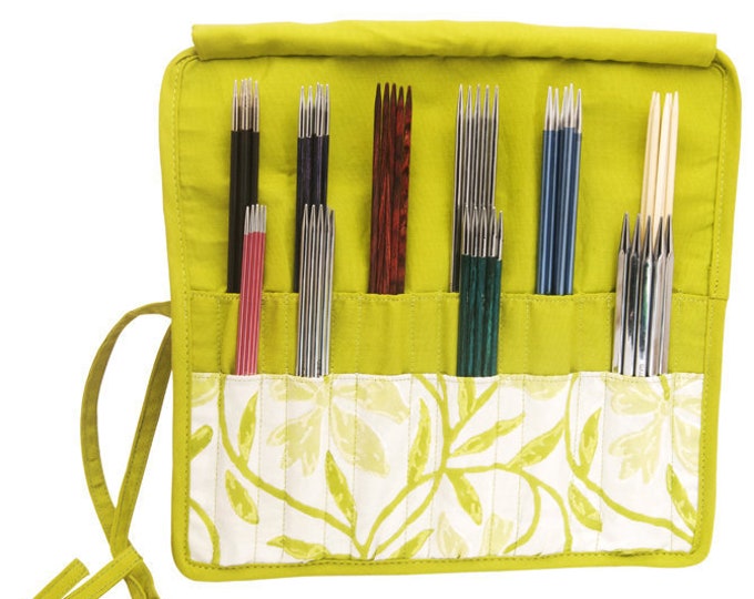 Double Pointed Knitting Needle Case Knitpro Greenery Needle Etsy