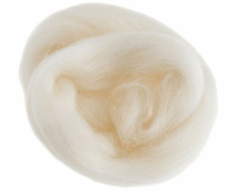 Wool Roving, 10g And 50g, Trimits Natural Wool Roving For Needle Felting