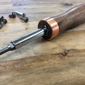 Handmade Wood 6-in-1 Screwdriver