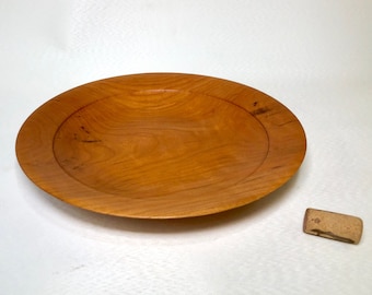 Handmade, Turned, Cherry Platter