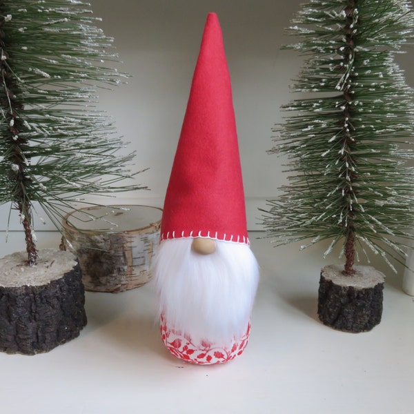 Scandinavian Gnome, Swedish Tomte, Christmas Gnome, Nisse, Medium, 2 available