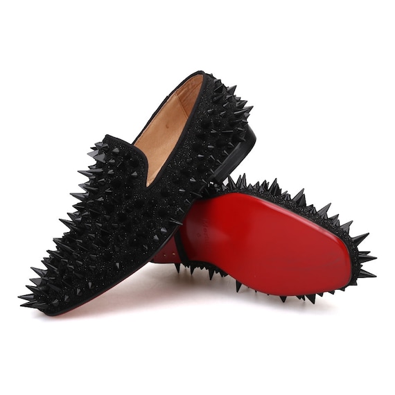 Merlutti WOMEN Black Rhinestones Loafers