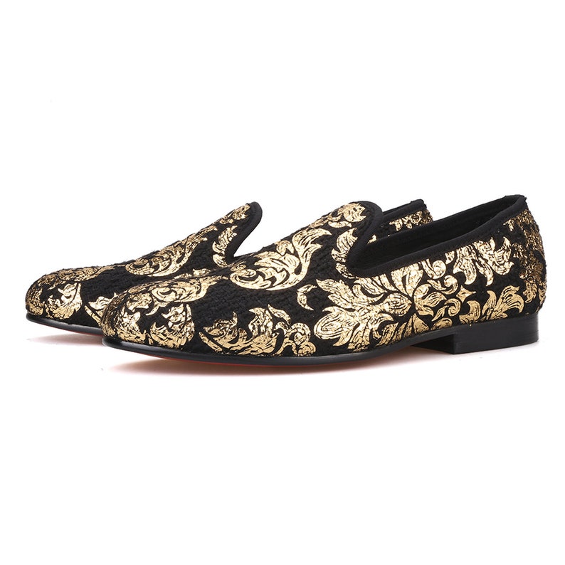 Merlutti Handmade Gold Prints Prom Wedding Flat