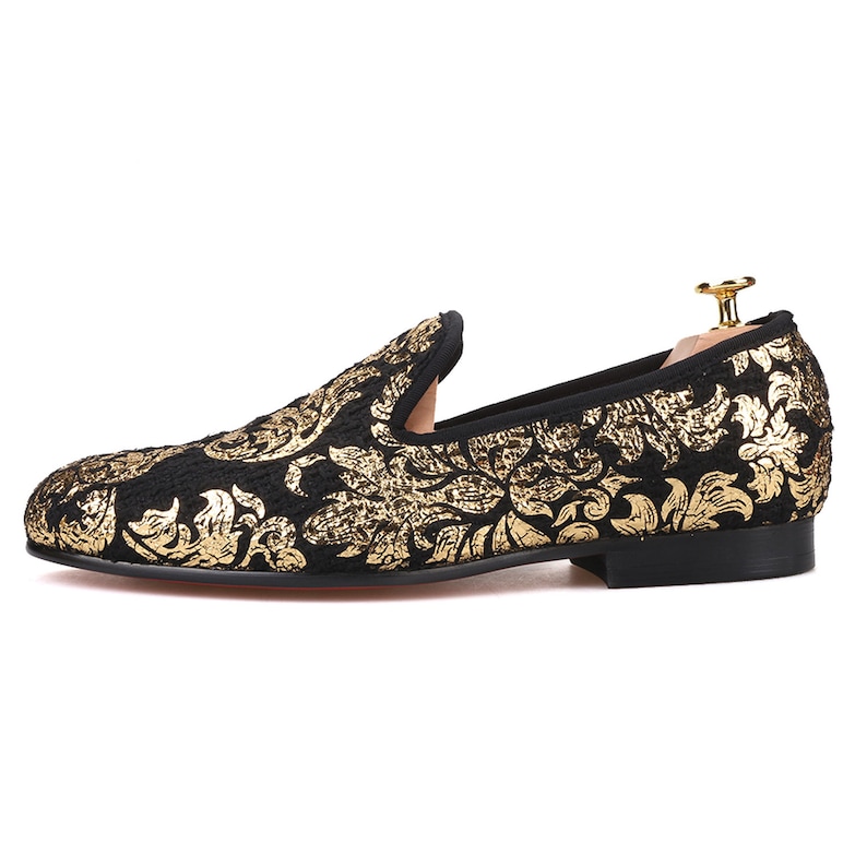 Merlutti Handmade Gold Prints Prom Wedding Flat