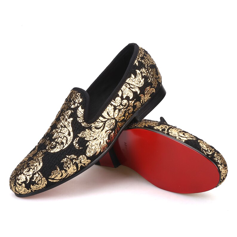 Merlutti Handmade Gold Prints Prom Wedding Flat