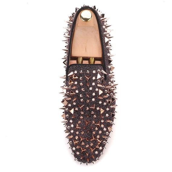 rose gold loafers