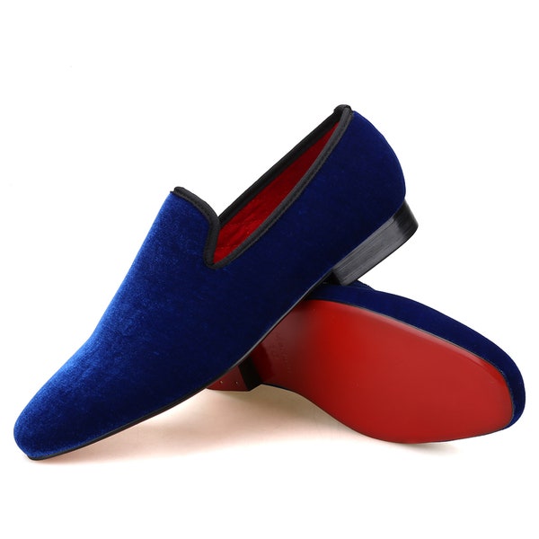 Royal Blue Dress Shoes for Men Etsy