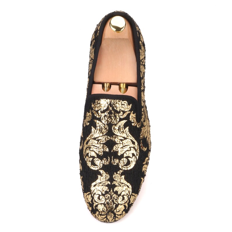 Merlutti Handmade Gold Prints Prom Wedding Flat
