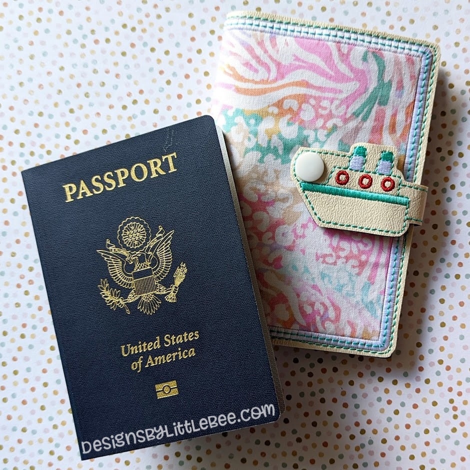 KUDIAN BEAR 3D Embossing Travel Passport Cover Designer