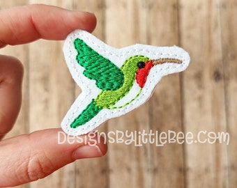 Hummingbird Feltie - Instant Download Embroidery Design