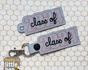 2024 Class Snap Tab AND Eyelet – Instant Download Embroidery Design