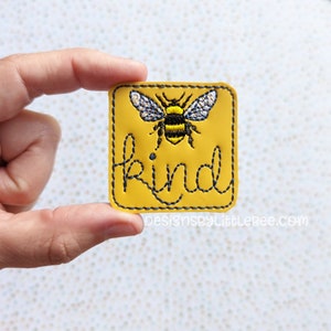 Bee Kind Feltie - Instant Download Embroidery Design